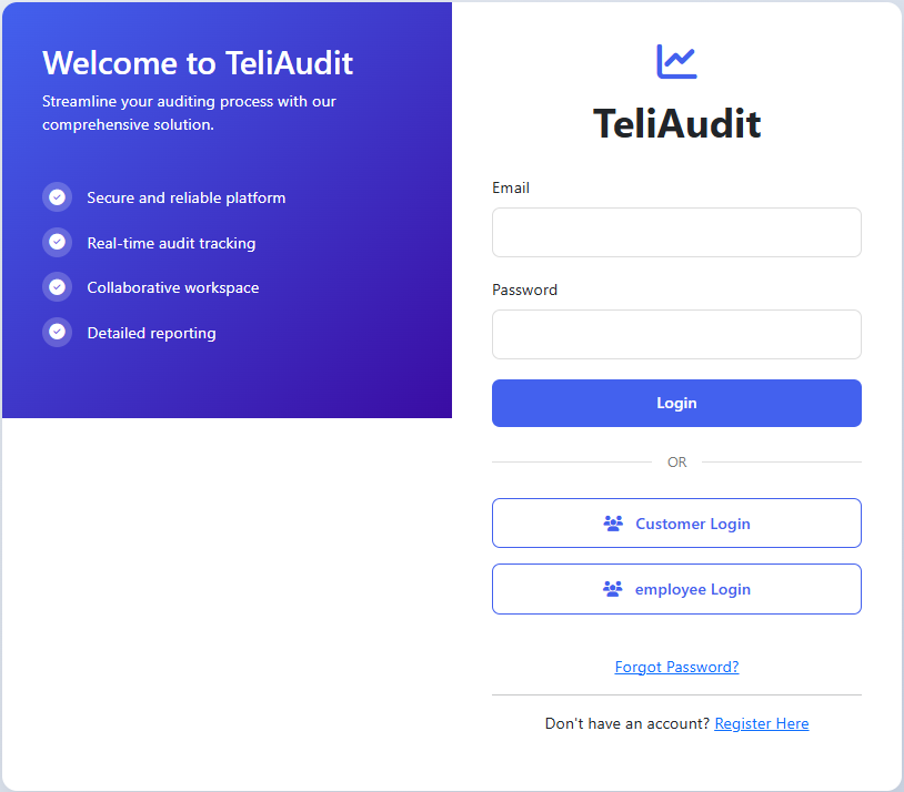 Admin Login Interface